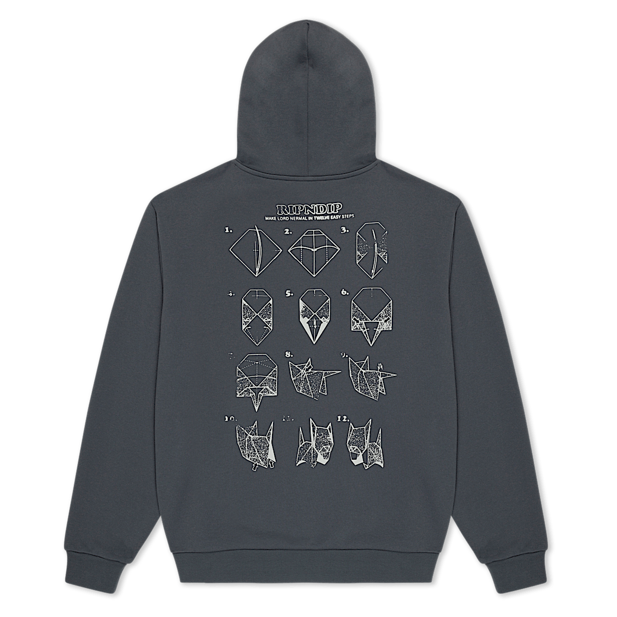 Origami Hoodie (Charcoal) - Image 3