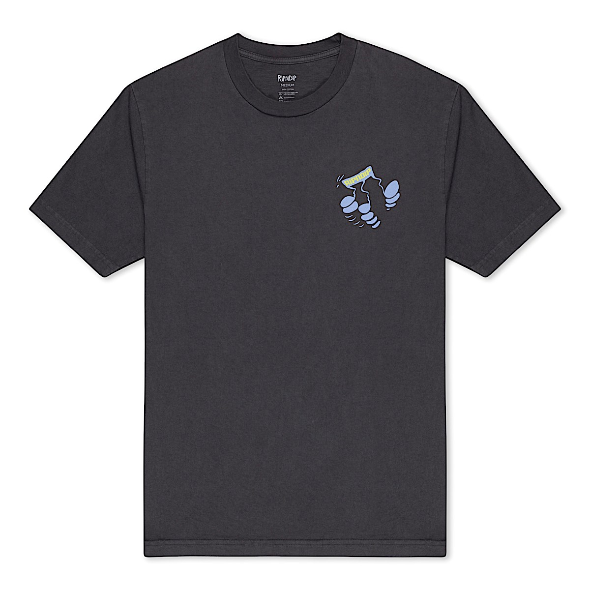 Ripndip Records Tee (Charcoal Vintage Wash) - Image 3