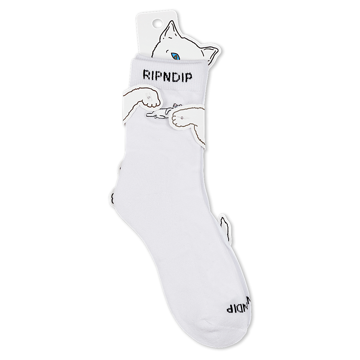 Castanza Mid Socks (White) - Image 3