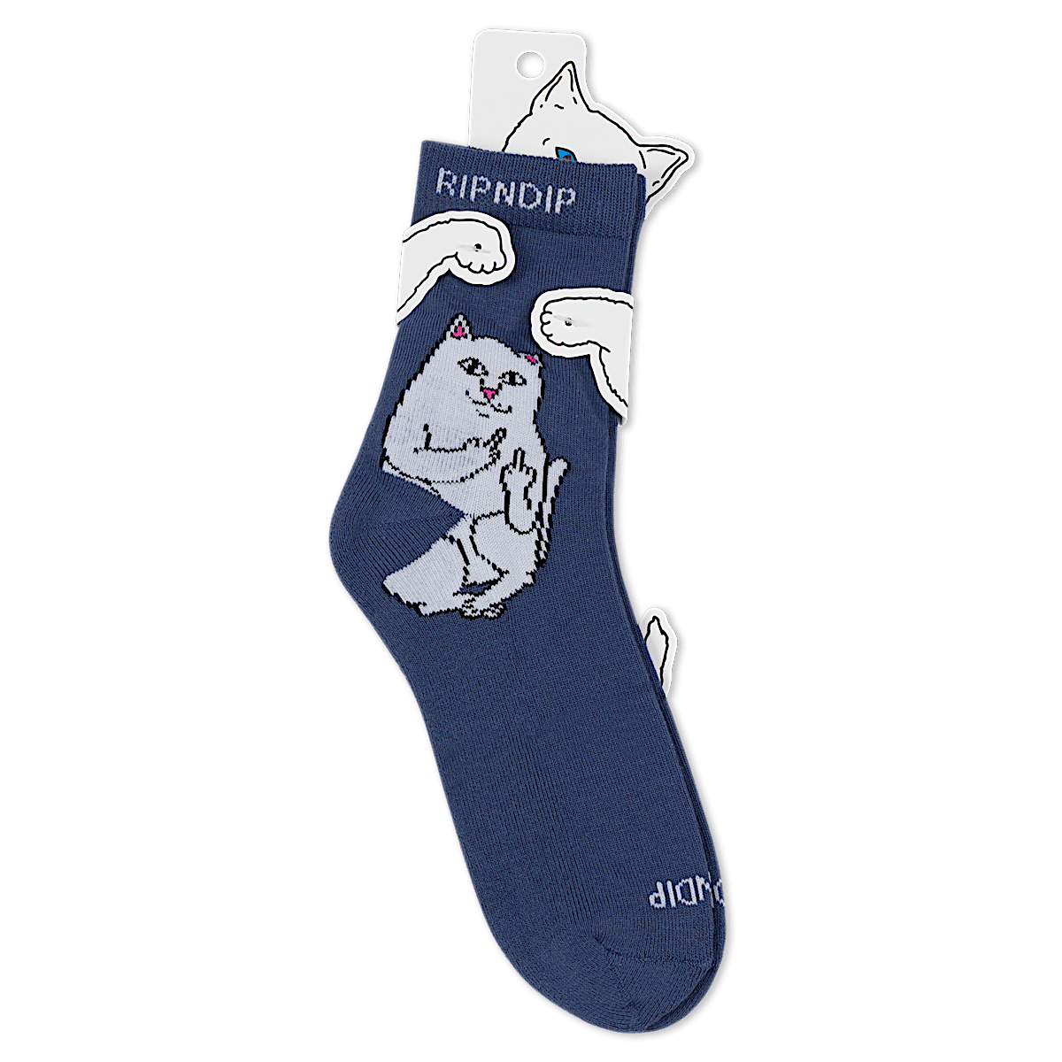 Lord Nermal Mid Socks (Navy) - Image 3