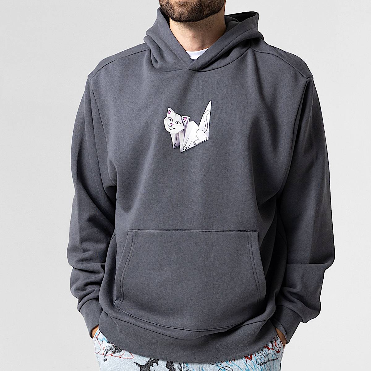 Origami Hoodie (Charcoal) - Image 4