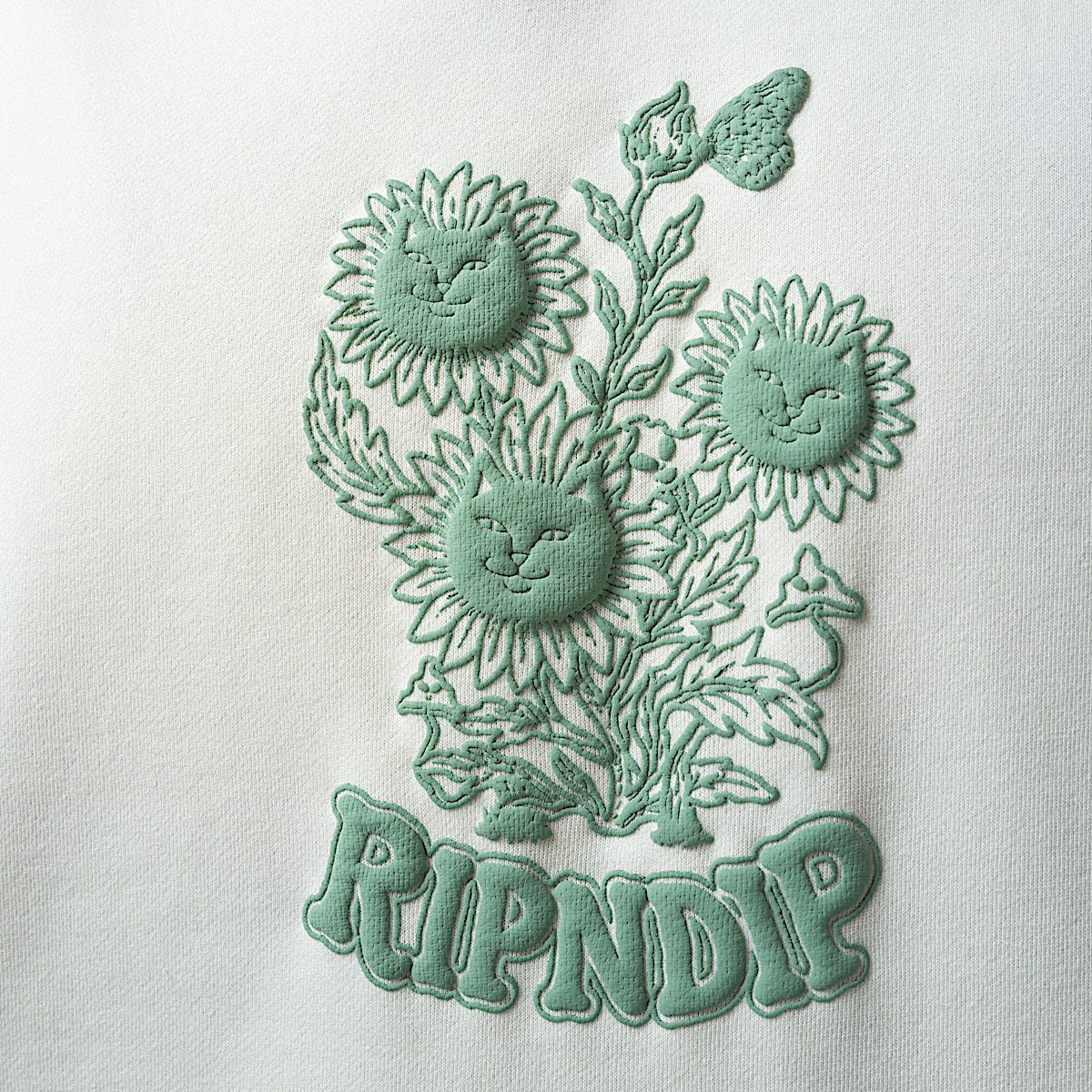 Where The Flowers Bloom Hoodie (Bone) - Image 4