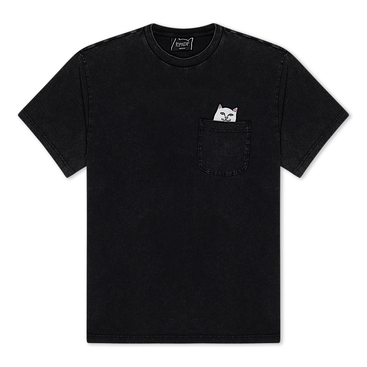 Lord Nermal Pocket Tee (Black Vintage Wash) - Image 4