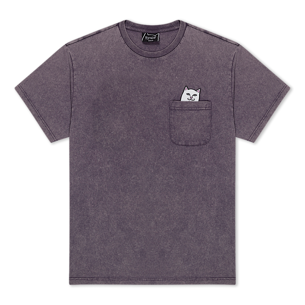 Lord Nermal Pocket Tee (Grape Vintage Wash) - Image 4