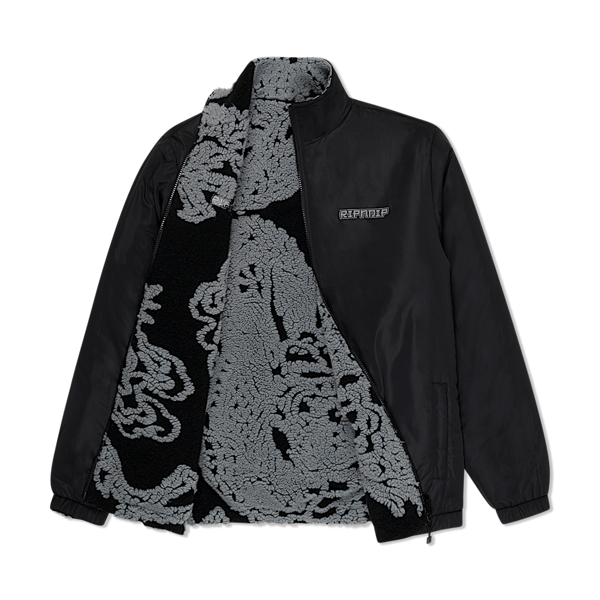 Haku Reversible Jacket (Black / Charcoal) - Image 4