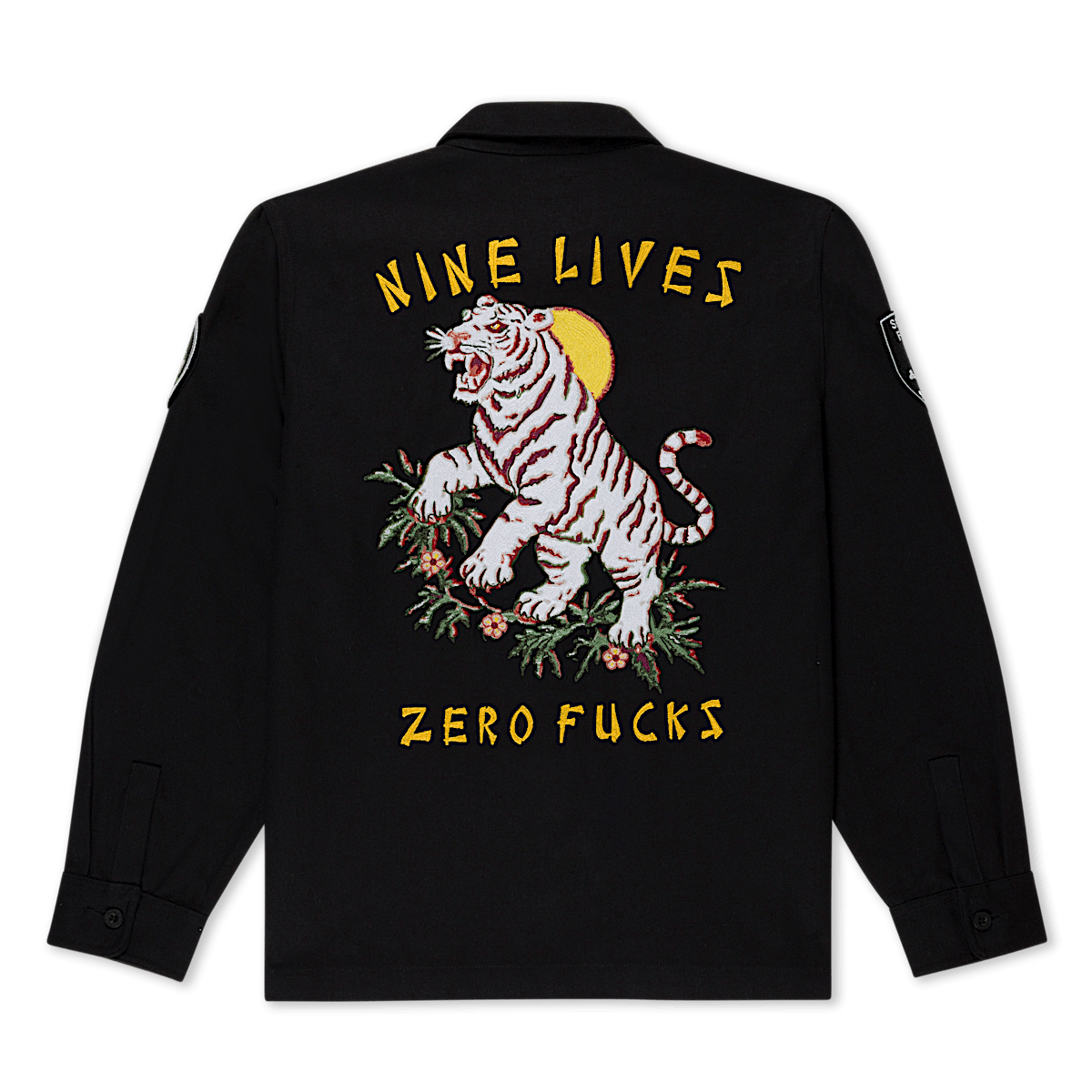 Nine Lives Military Jacket (Black) - Image 4