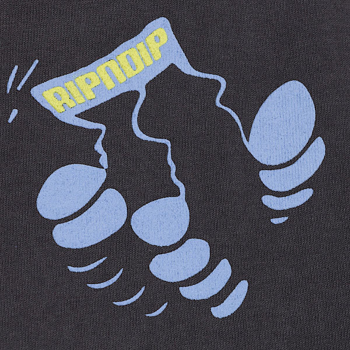 Ripndip Records Tee (Charcoal Vintage Wash) - Image 4