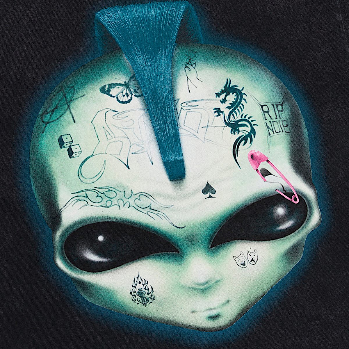 Squabble Up Tee (Black Vintage Wash) - Image 4