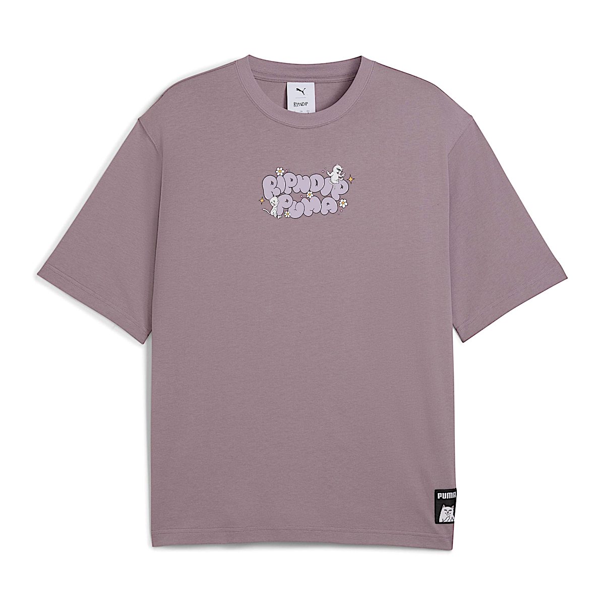 PUMA X RIPNDIP Boxy Graphic Tee (Plum Jam) - Image 4
