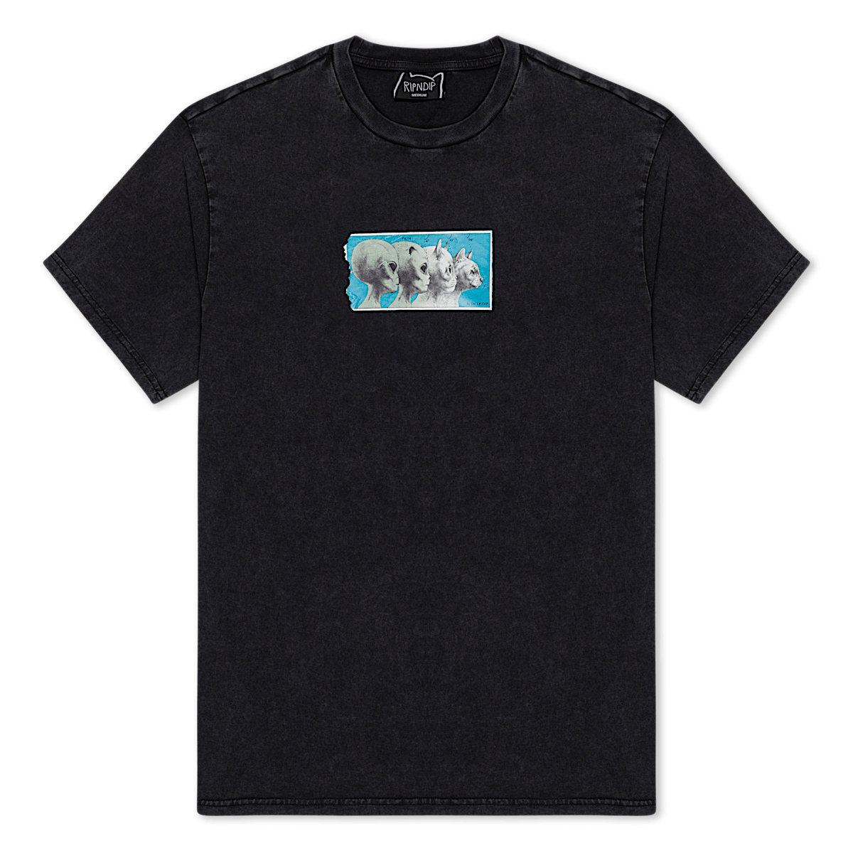 Nerm Geo Tee (Black Vintage Wash) - Image 4