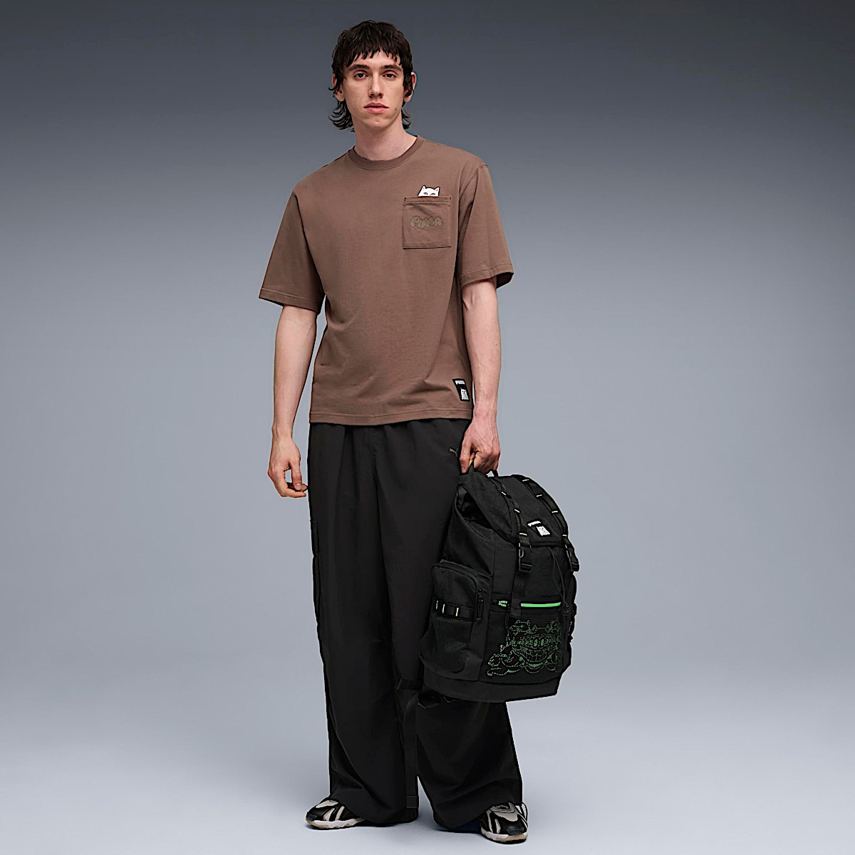 PUMA X RIPNDIP Lord Nermal Pocket Tee (Flat Bronze) - Image 4