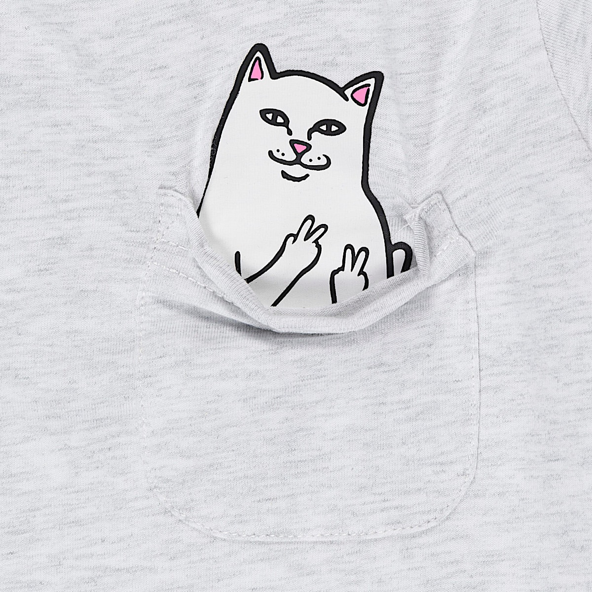 Lord Nermal Kid Peace tee (Ash Heather) - Image 4