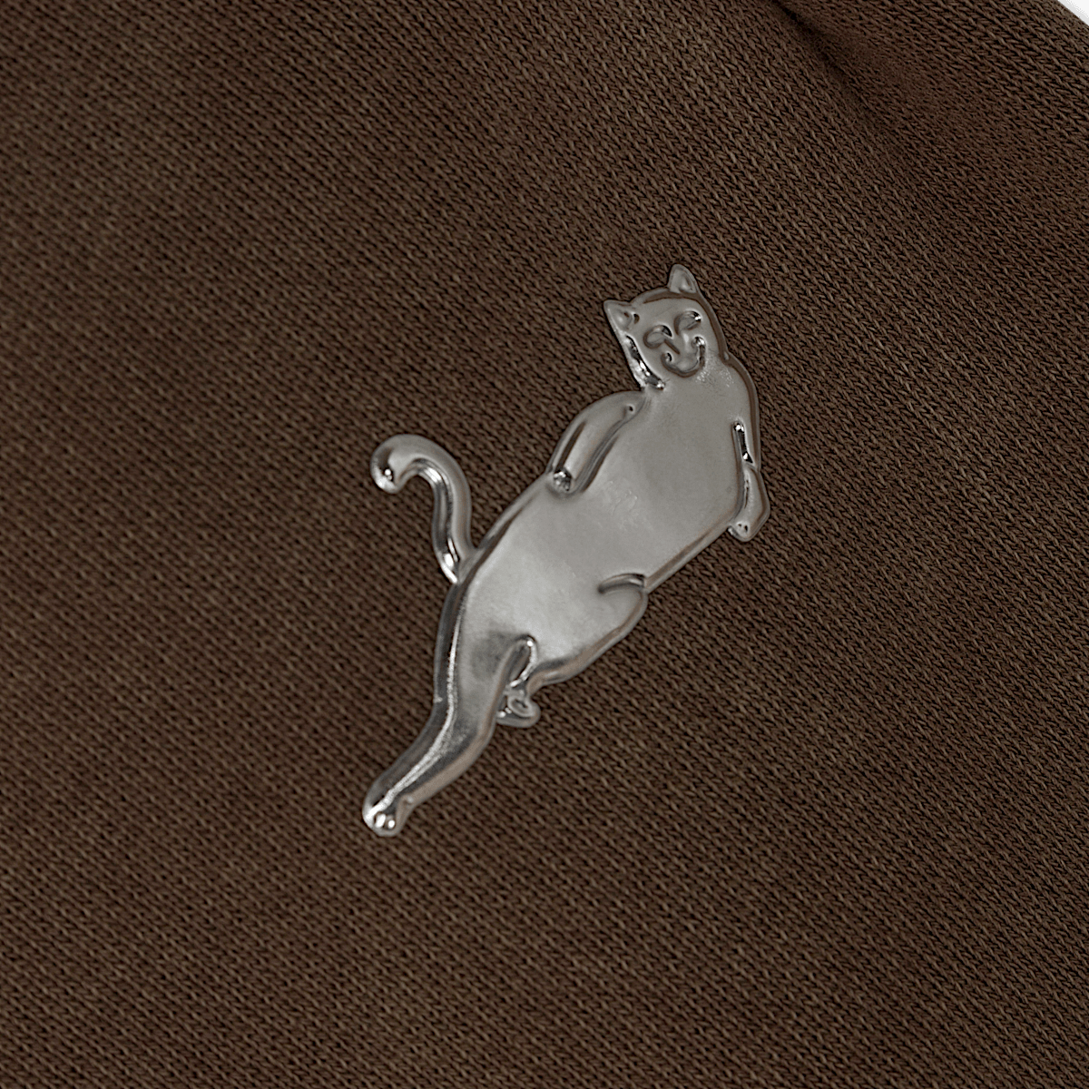 Castanza Straight Leg Sweatpants (Brown Vintage Wash) - Image 5