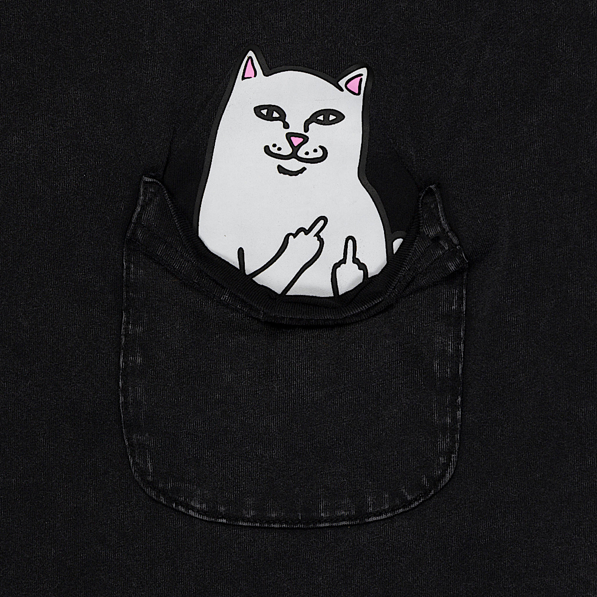 Lord Nermal Pocket Tee (Black Vintage Wash) - Image 5