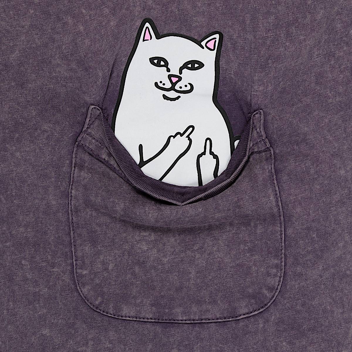 Lord Nermal Pocket Tee (Grape Vintage Wash) - Image 5