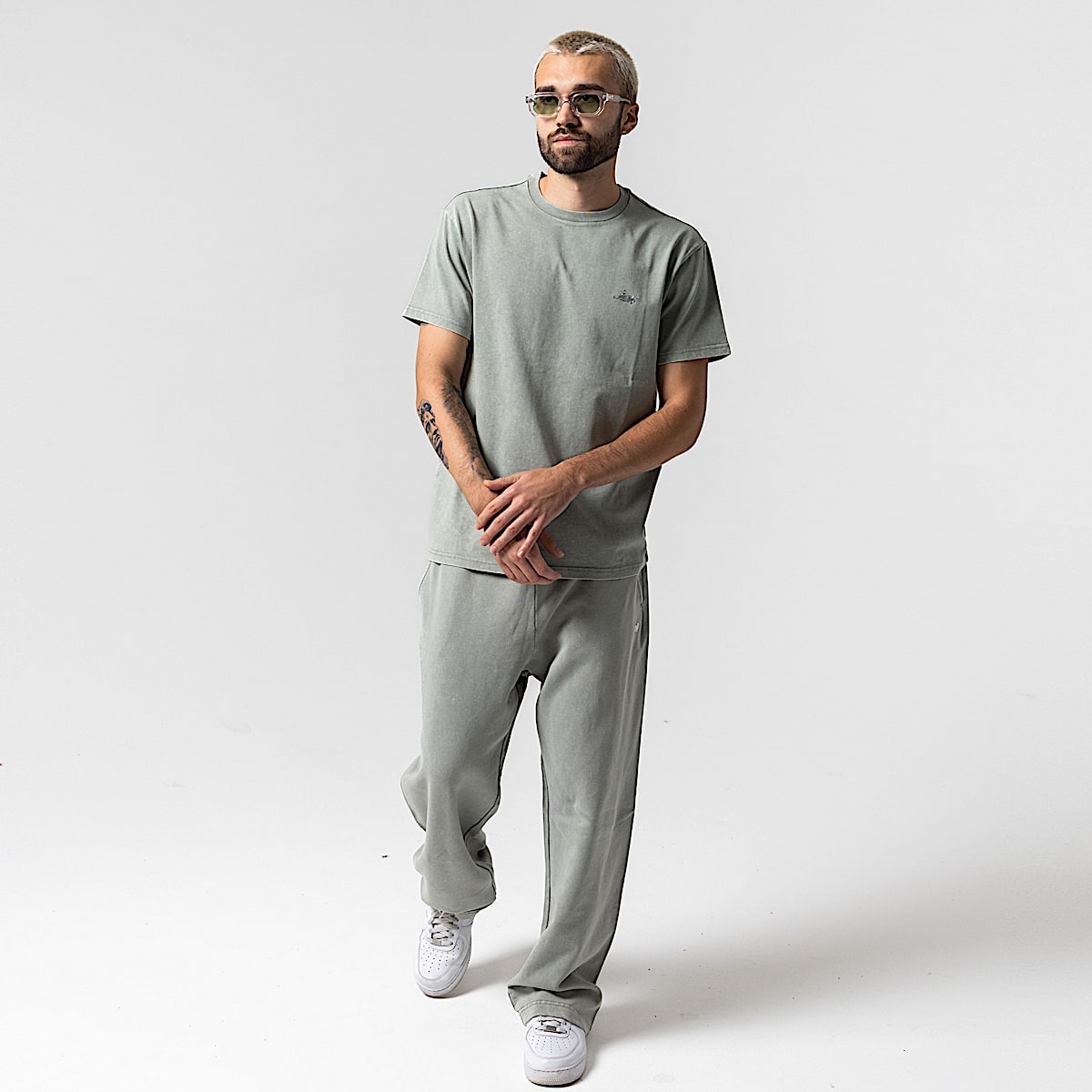 Castanza Straight Leg Sweatpants (Sage Vintage Wash) - Image 5