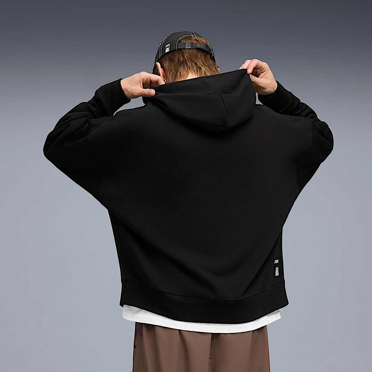 PUMA X RIPNDIP Boxy Graphic Hoodie (Puma Black) - Image 5