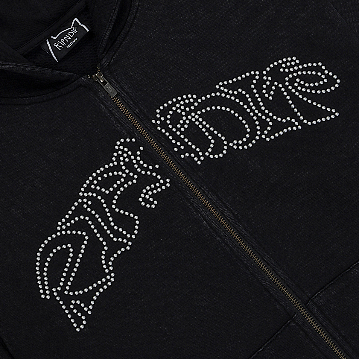 Pretty Flacko Zip Hoodie (Black Vintage Wash) - Image 5