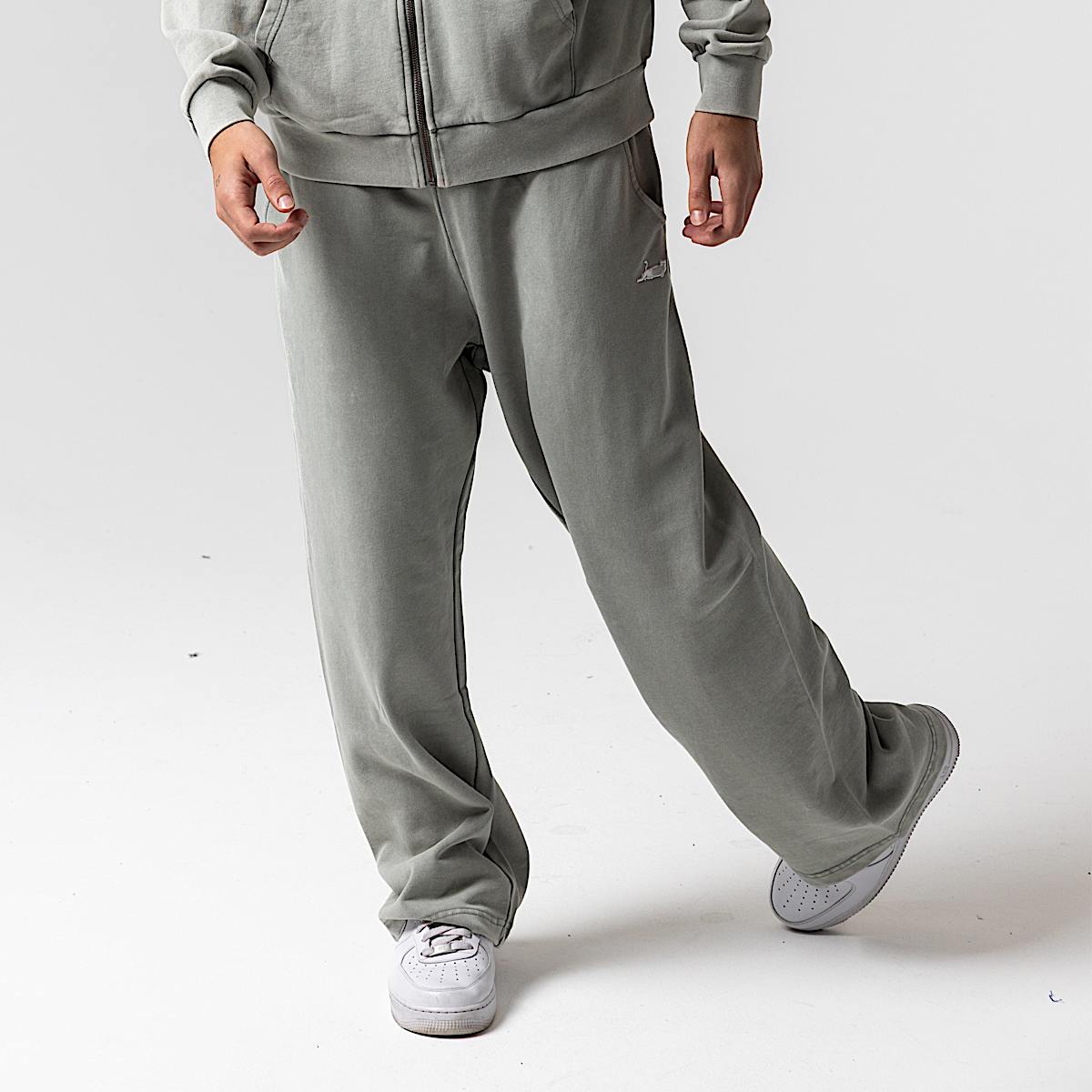 Castanza Straight Leg Sweatpants (Sage Vintage Wash) - Image 6
