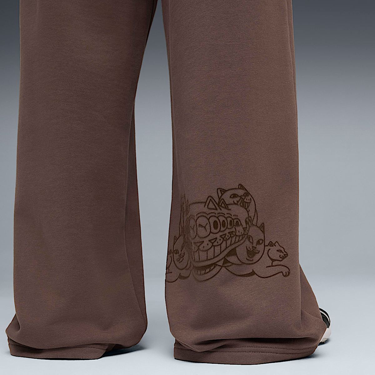 PUMA X RIPNDIP Oversized Wide Sweatpants (Flat Bronze) - Image 6