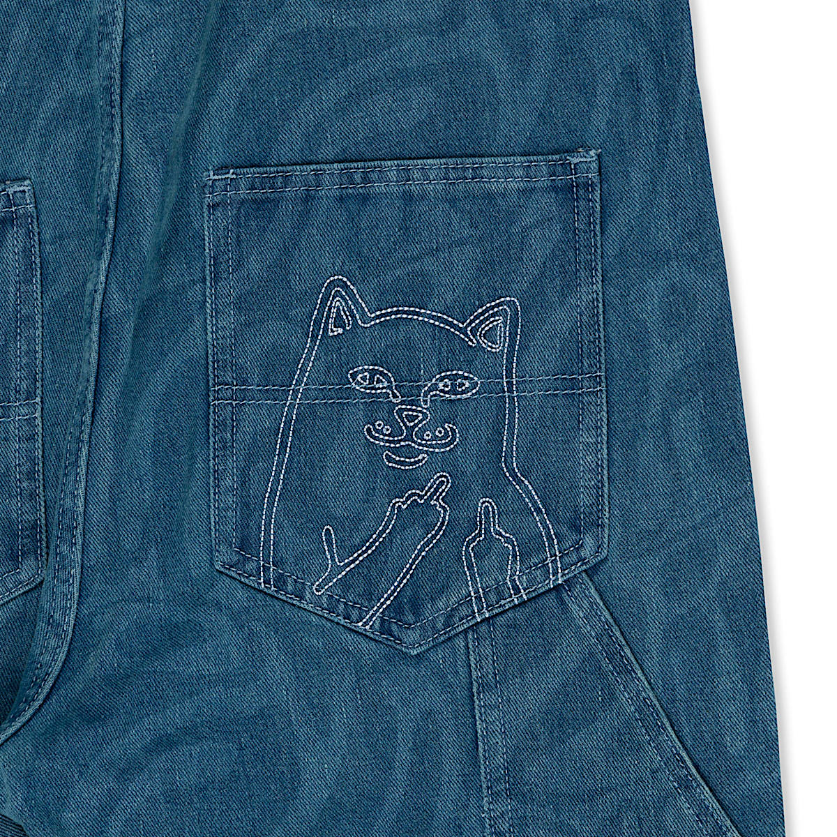 Wilshire Denim Overalls (Medium Wash) - Image 7