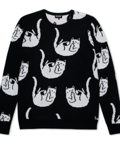 Falling For Nermal Knit Sweater (Black)