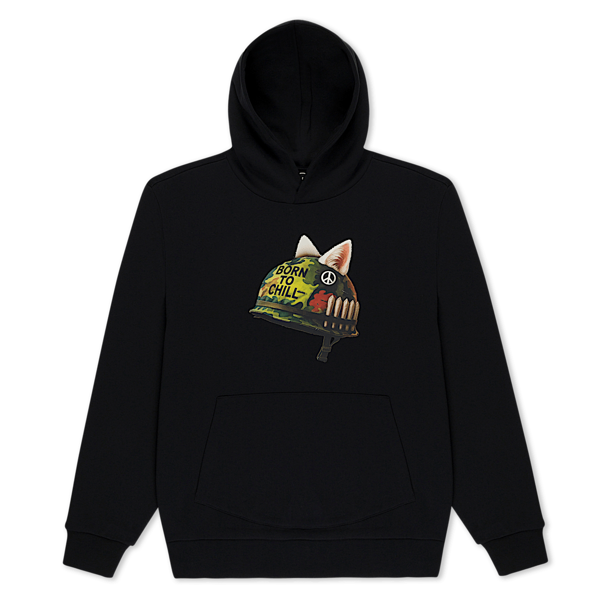 Born To Chill Hoodie (Black)