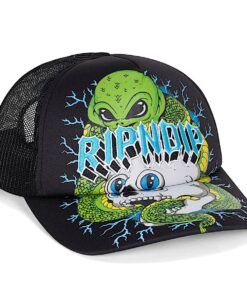 Skull and Bones Trucker Hat (Black)