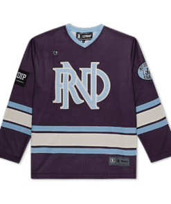 No Days Off Hockey Jersey  (Plum)
