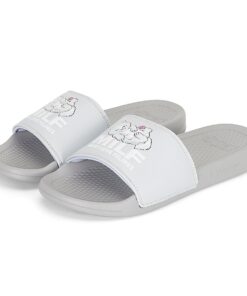 Man I Love Felines Slides (Grey)
