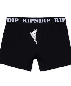 Peek A Nermal Boxers (Black)