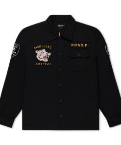 Nine Lives Military Jacket (Black)