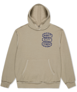 Linked Up Reverse Stitched Hoodie (Khaki)