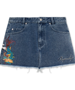 Travis Denim Skirt (Light Wash)