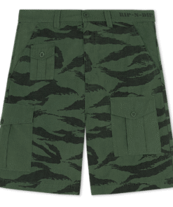 A Team Camo Cargo Shorts (Military Green)