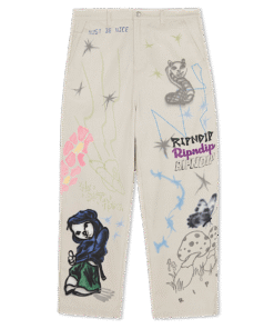 Goosebumps Wide Fit Pants (Bone)