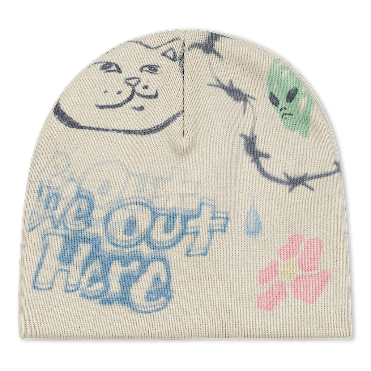 Goosebumps Skull Beanie (Bone)