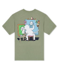 Nerman Rockwell Tee (Dusty Olive)