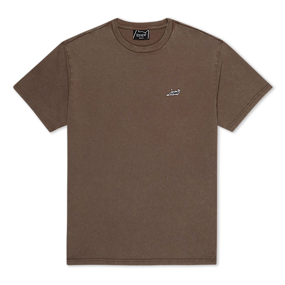 Castanza Short Sleeve Tee (Brown Vintage Wash)