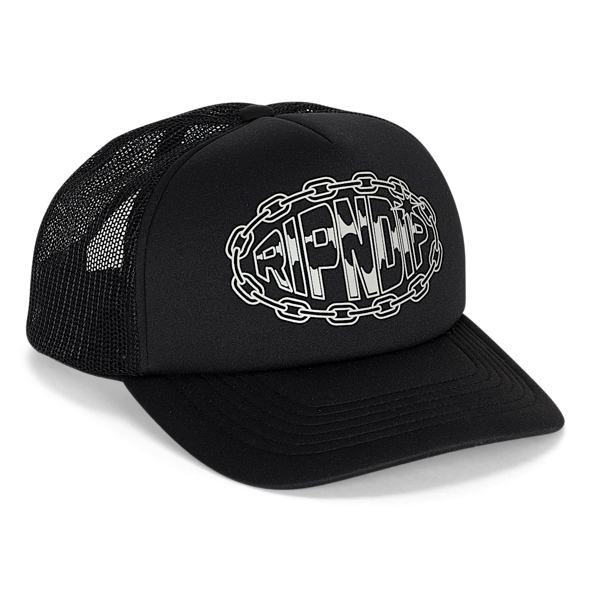 Linked Up Trucker Hat (Black)