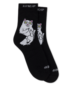 Lord Blossom Mid Socks (Black)
