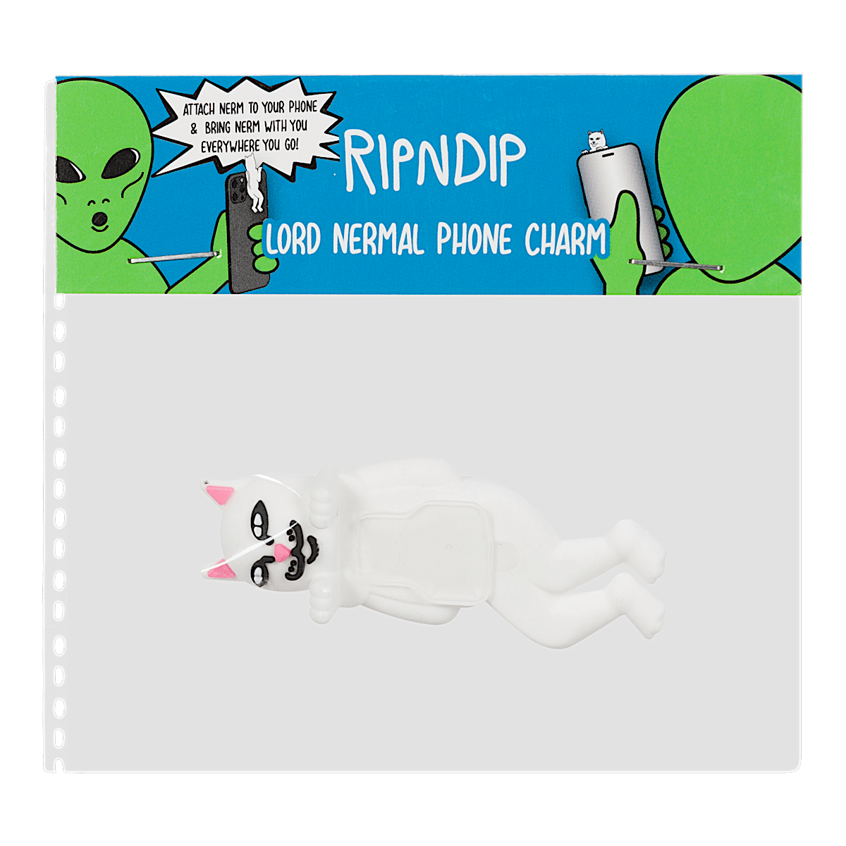 Lord Nermal Phone Charm (White)