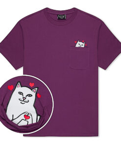 Nermal Loves Pocket Tee (Plum)