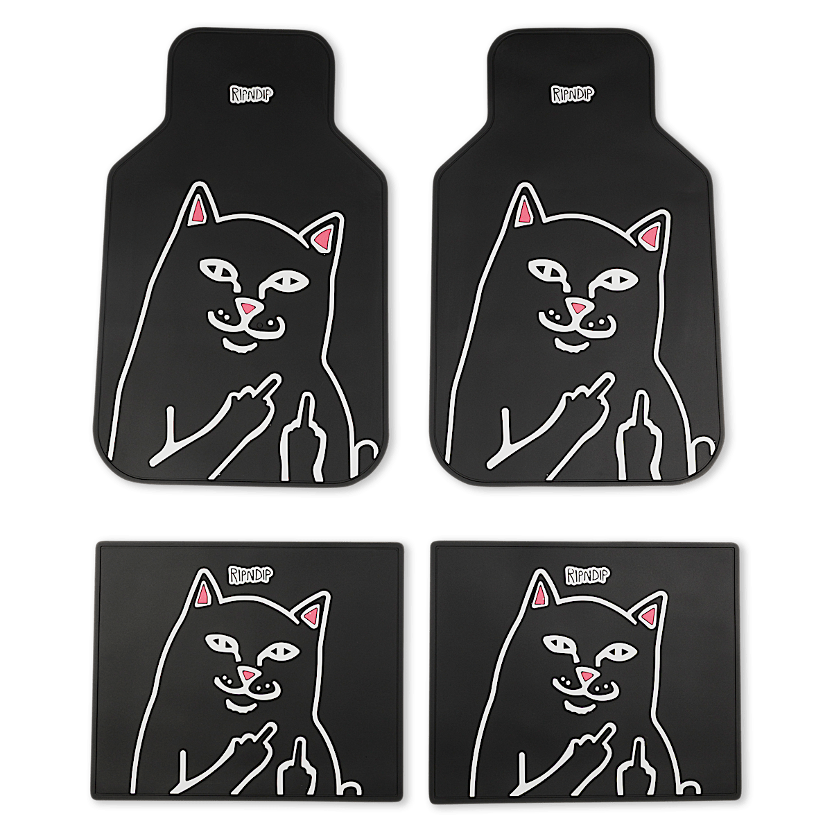 Lord Jermal Car Floor Mats (Black)