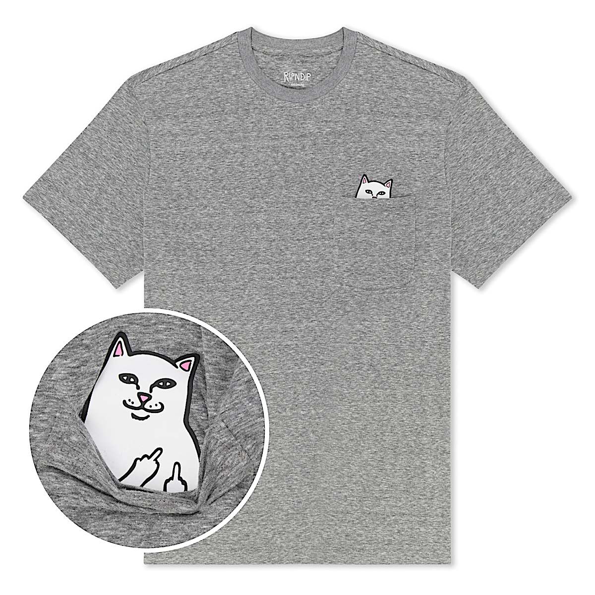 Lord Nermal Pocket Tee (Heather Grey)
