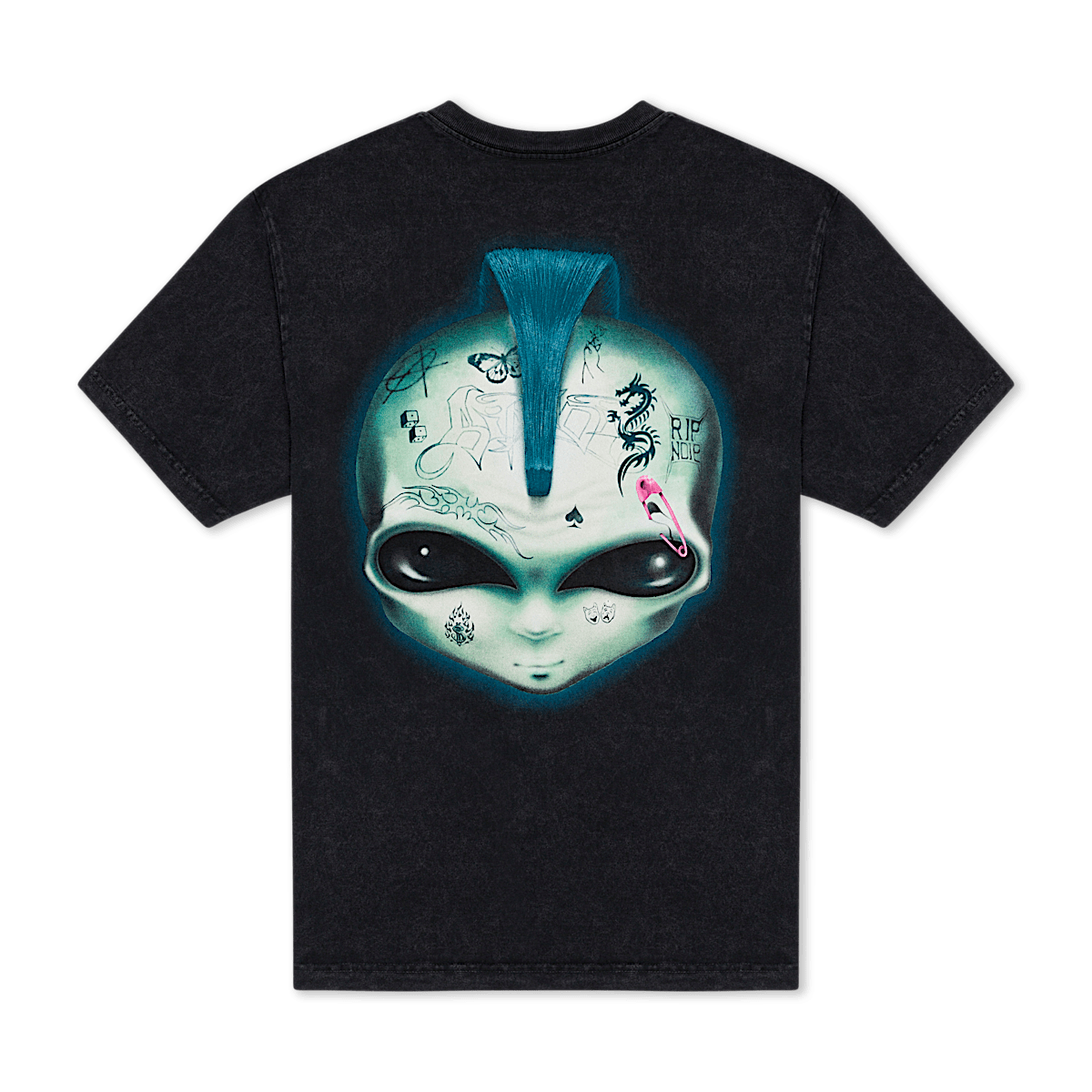 Squabble Up Tee (Black Vintage Wash)