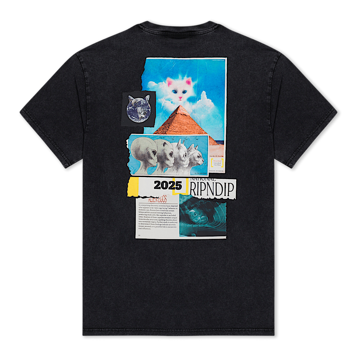 Nerm Geo Tee (Black Vintage Wash)