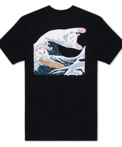 The Great Wave Of Nerm Tee (Black)