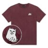 Lord Nermal Pocket Tee (Burgundy Vintage Wash)