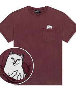 Lord Nermal Pocket Tee (Burgundy Vintage Wash)